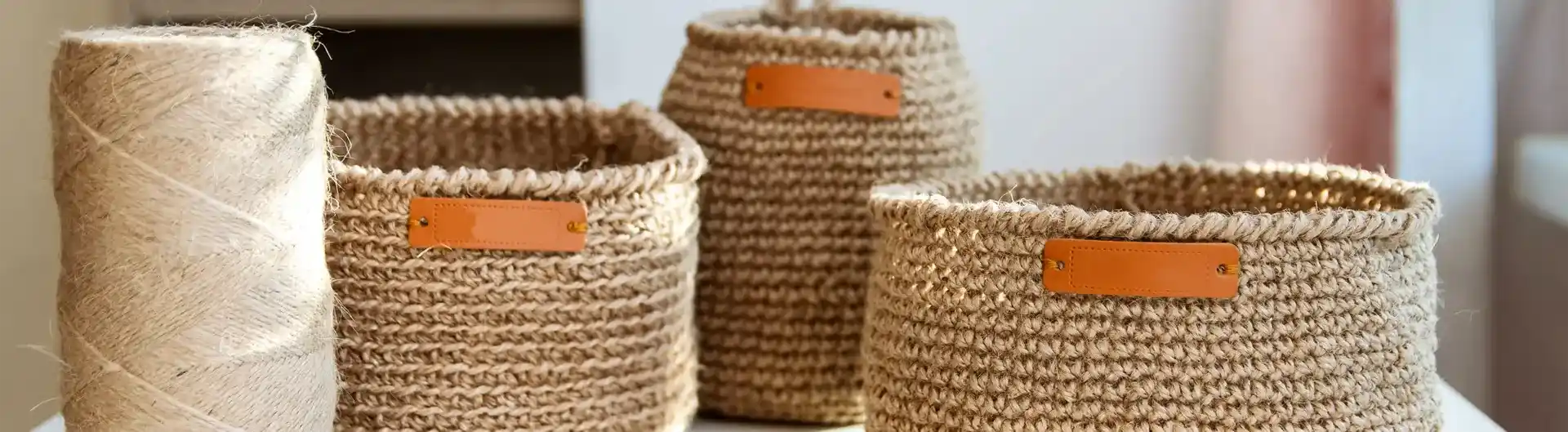 DIY living room decor: Make your own rope basket